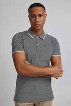 Casual Friday Poloshirt CFTristan - 20503969 Klassisches Poloshirt mit kleiner Stickerei schwarz L