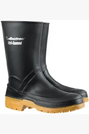 ALBATROS Berufsschuh Guardian Mid Nitrilgummistiefel schwarz 40