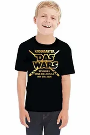 Coole-Fun-T-Shirts Print-Shirt Kindergarten DAS WARS Episode 2 Einschulung Schulanfang T-Shirt 104