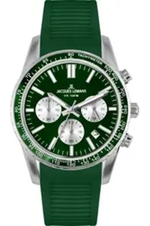 Jacques Lemans Chronograph Unisex-Uhren Analog Quarz, Klassikuhr