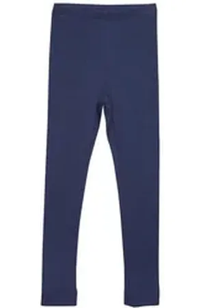 Minymo Leggings MILeggings Rib Girl - 6176 Leggings blau 92