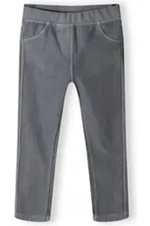 Minoti Jeggings Gerade lange Jeggings (1y-14y) grau 128-134cm