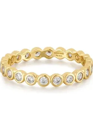 ANIA HAIE Fingerring Damen-Damenring 925er Silber goldfarben 54