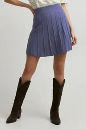 Atelier Rêve Minirock IRFANTINE SK - 20115961 Rock mit Ziernähten blau XXL