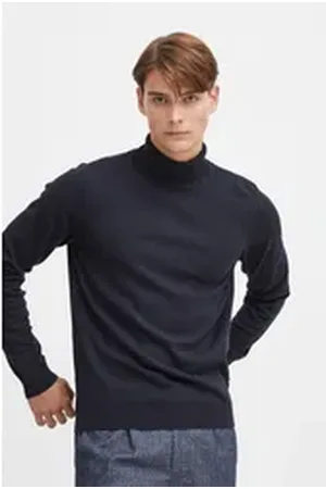 Casual Friday Rollkragenpullover CFKarl 0104 roll neck knit - 20504886 blau XXL