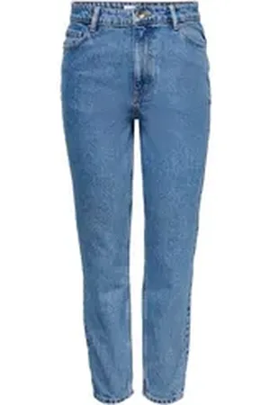 ONLY Mom-Jeans Damen Hose Jeans Onljagger Life High Mom Enkeldnm W25/L32