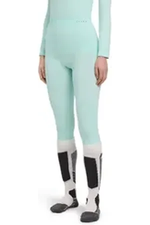 Falke Thermounterhose Warm (1-St) thermoregulierend für warme bis kalte Temperaturen grün L