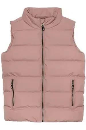 Color Kids Steppweste COWaist Coat Quilt - 741135 Weste mit Reißverschlusstaschen beige 152