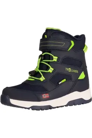 TROLLKIDS Lofoten Winterboots Wasserdicht blau|grün 29 EU