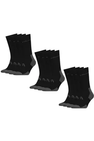 Head Tennissocken Crew-Tennissocken (6-Paar) mit Logo schwarz 39-42