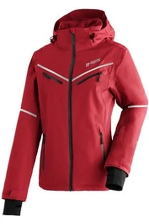 Maier Sports Skijacke Lunada Damen Winterjacke, wind- und wasserdicht, 4 RV-Taschen, Regular Fit rot 40