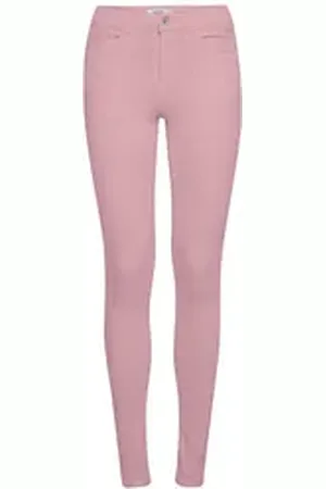 B YOUNG Relax-fit-Jeans BYLola Damenhose in klassischer Jeans-Optik rosa W32/30