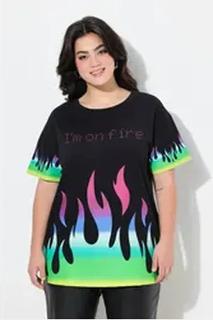Angel of Style Angel of Style T-Shirt T-Shirt Boxy Fit Schriftzug "I