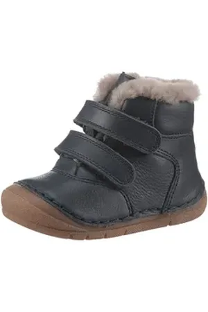 Froddo ® PAIX UP WINTER Winterstiefel, Klettstiefel, Babystiefel, Lauflernschuh mit Lammfell blau 26 EU