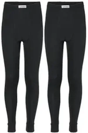 Ladeheid Lange Unterhose 2-er Pack Kinder Jungen Lang Thermounterhose LA40-248 (1-St) schwarz 140
