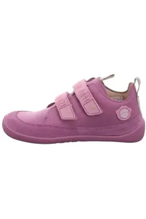 Affenzahn Halbschuh Leder Buddy Otter Slipper lila|rosa 29 EU