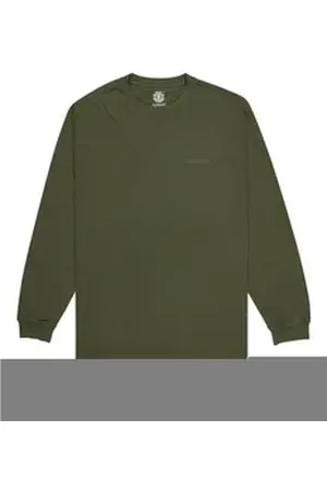 Element Langarmshirt Lowcase Pigment grün L