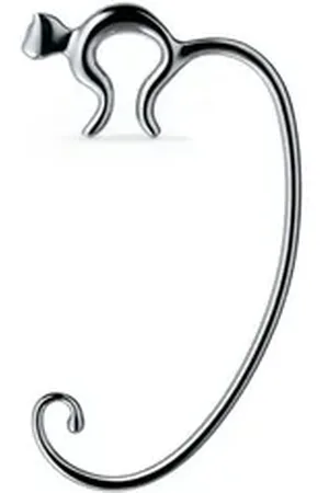 Alessi Garderobenhaken Taschenhaken MINOU Edelstahl silberfarben