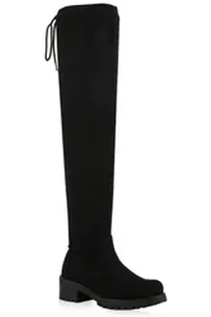 VAN HILL 831540 Overkneestiefel Bequeme Schuhe schwarz 39 EU