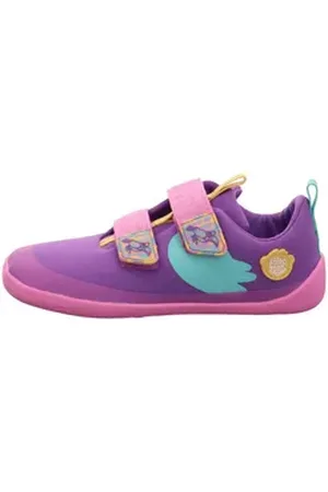 Affenzahn Halbschuh Baumwolle Lucky Kreativ Tukan Slipper lila 30 EU