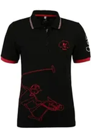 HAJO Poloshirt Damen Polopique El Polista schwarz M