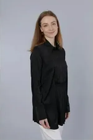 Nadine H. Klassische Bluse schwarz 44