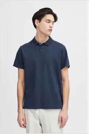 Casual Friday Poloshirt CFTristan gmt dyed pique polo shirt modernes Poloshirt mit Knopfleiste blau 3XL