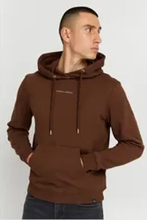 Casual Friday Kapuzenpullover CFSinius - 20504055 Kapuzenpullover mit Schriftzug braun XL