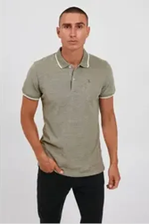 Casual Friday Poloshirt CFTristan - 20503969 Klassisches Poloshirt mit kleiner Stickerei grün S