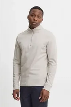 Casual Friday Troyer CFSebastian 0064 halfzip sweater - 20504617 grau L