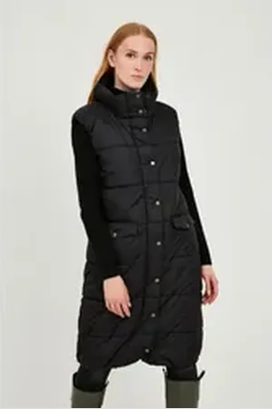 B YOUNG Longweste BYBOMINA WAISTCOAT 2 - 20810086 Modische Longweste mit Steppung schwarz 40