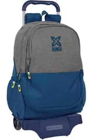 Munich Rucksack Kinder Rucksack mit Rädern Street Blau Grau 32 x 44 x 16 cm