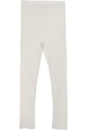 Minymo Leggings MILeggings Rib Girl - 6176 Leggings beige 128
