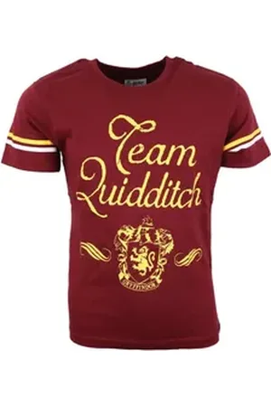 Harry Potter Print-Shirt Team Quidditch Kinder Jugend T-Shirt Gr. 134 bis 164 Baumwolle rot 140