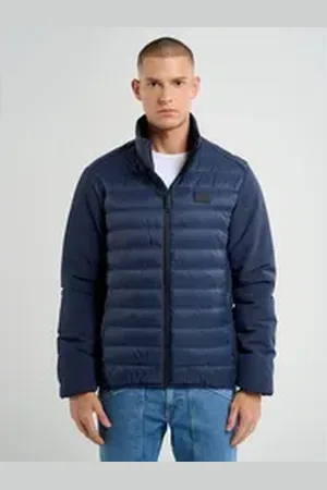 Big Star Outdoorjacke AUGUST OHNE KAPUZE blau L