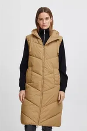 B YOUNG Longweste BYBOMINA WAISTCOAT 6 - 20813366 braun 36