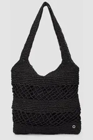 QS by s.Oliver Tragetasche Shopper aus Raffia schwarz