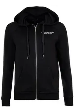 Giorgio Armani ARMANI EXCHANGE Sweater Damen Sweatjacke Baumwolle schwarz L