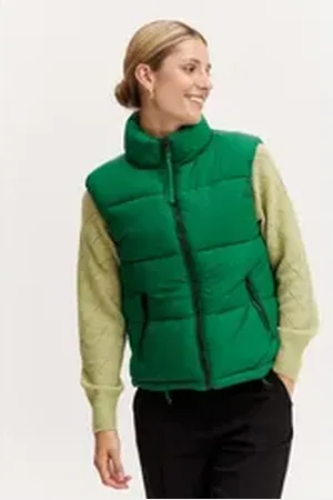 B YOUNG Kurzweste BYBOMINA WAISTCOAT 3 - 20811749 grün 42
