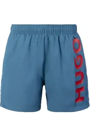 HUGO BOSS Badeshorts ABAS mit Logo-Print blau XXL