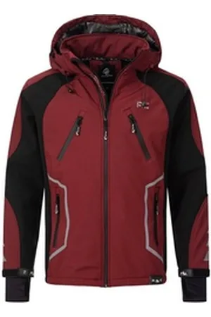 rock creek Softshelljacke Herren Softshelljacke Wanderjacke H-230 rot 4XL