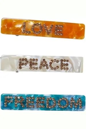Urban classics Schmuckset Damen Statement Hair Clips 3-Pack (1-tlg) bunt