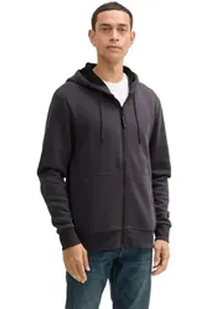 TOM TAILOR Sweatjacke (1-tlg) grau L