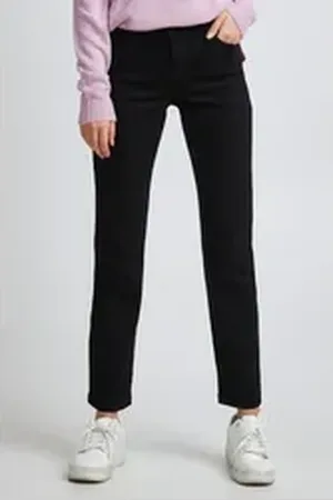 B YOUNG Gerade Jeans BYLOLA BYLUNI JEANS -20806353 Jeans im klassischen 5-Pocket Look schwarz 28