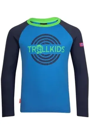 TROLLKIDS Longsleeve Preikestolen 100% Bio-Baumwolle blau 128