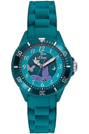 QS by s.Oliver Quarzuhr Armbanduhr mit Silikonarmband, Armbanduhr mit Silikonarmband