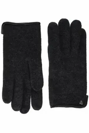 ROECKL Abendhandschuhe Lederhandschuhe für Damen in schwarz schwarz (1-St) schwarz 9