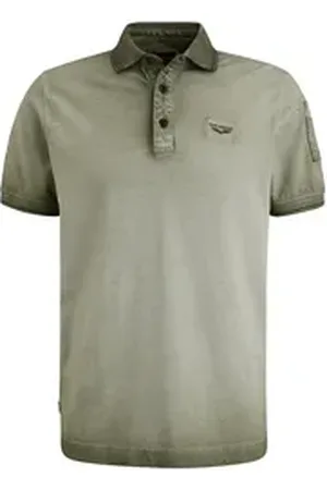 PME Legend™ Poloshirt Short sleeve polo cold dye pique grün XXXL