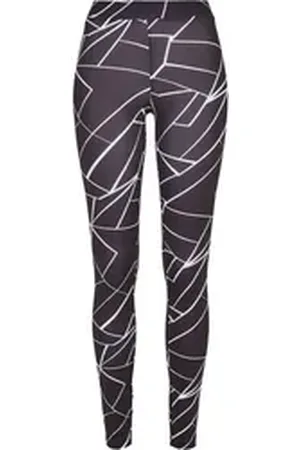 Urban classics Leggings Damen Ladies AOP Leggings (1-tlg) schwarz 3XL