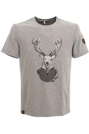 Almgwand T-Shirt DEINDLALM grau L